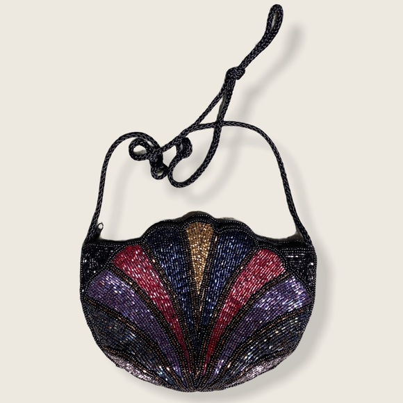 Cute sequined shell shoulder bag - Picture 1 of 1